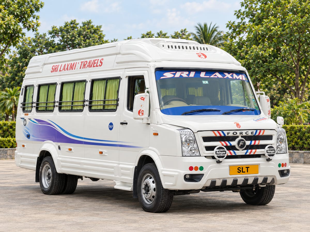 Luxury Tempo Traveller for hire in Hyderabad