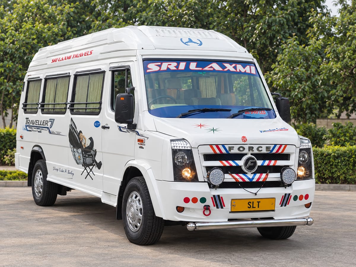 Tempo Traveller for hire in Hyderabad